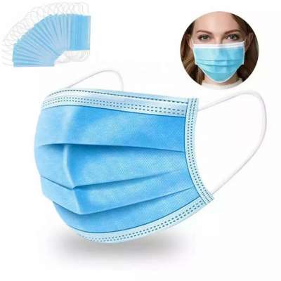 manufacturer supplier disposable general medical 3ply earloop facemask 3-ply shield supplies 3 ply surgical face mask for sale