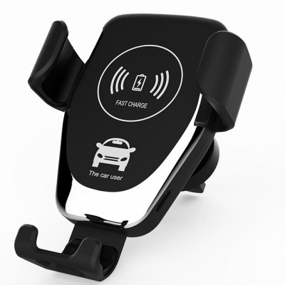 Fast Qi Car Wireless Charger For iPhone XS Max XR X Samsung S10 S9 Intelligent Wireless Charging Phone Car Holder For Xiaomi