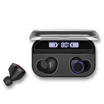 TWS auriculares inalambricos Bluetooth 5.0 Pantalla de alimentacion Control tactil deporte estereo earphone earbud caja de carga