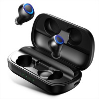 Amazon Top Seller Sport Earbuds IP010 Plus Wireless Version 5.0 Patented IPX7 Waterproof True Charging Wireless Earbuds